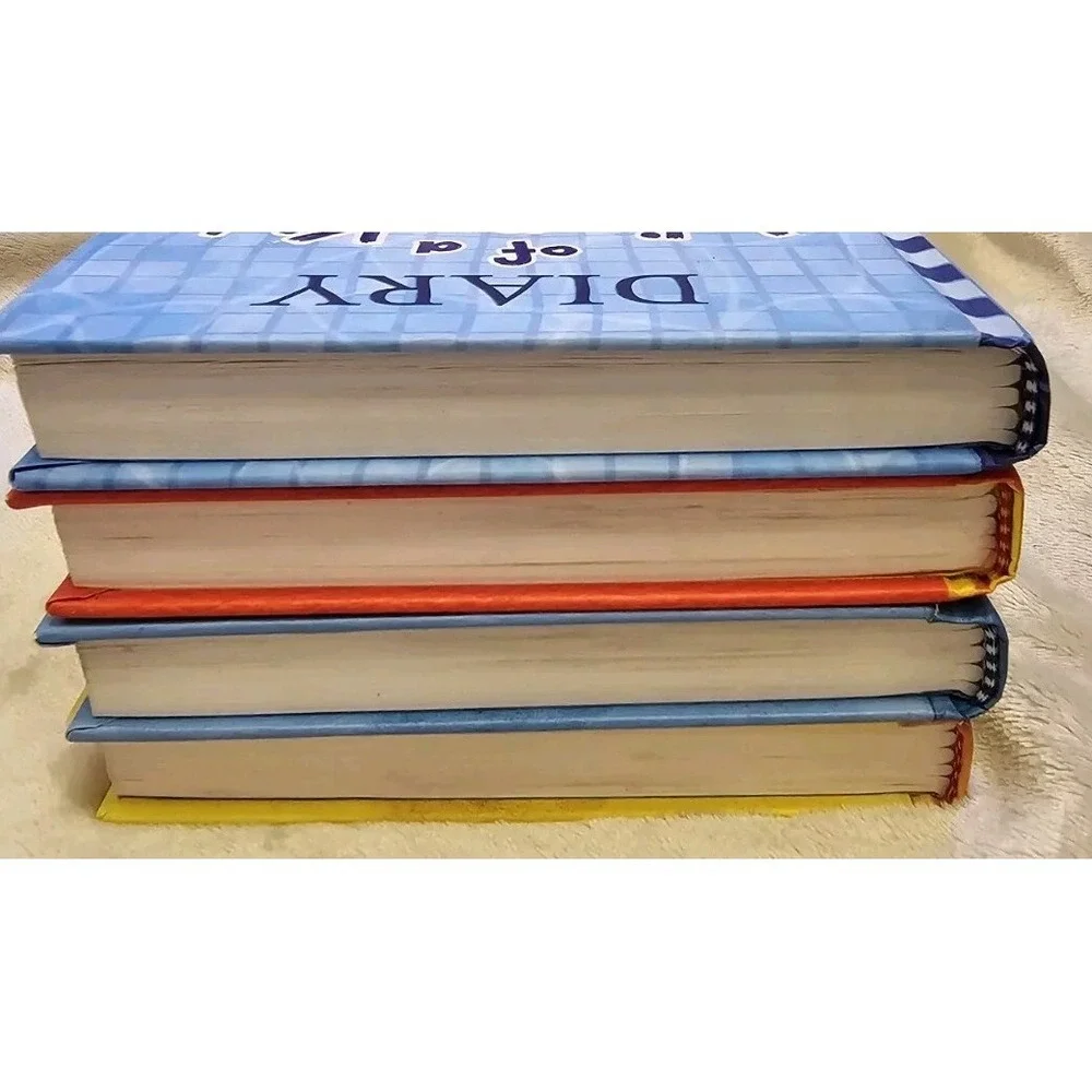 Lot Of 4 Diary Of A Wimpy Kid By Jeff Kinney Very Good Condition